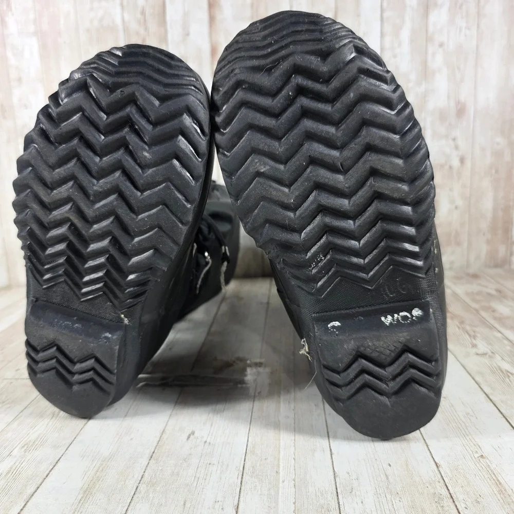 Sorel Snowlion Women's Black Insulated Winter Snow‎ Boots Size 6